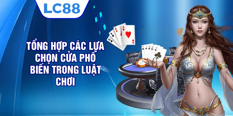 Tổng hợp các lựa chọn cửa phổ biến trong luật chơi